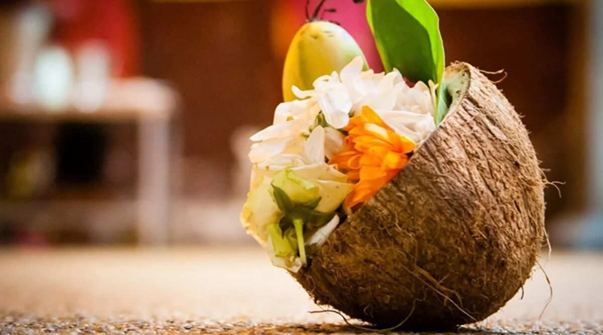 El coco en el Vastu Shastra y astrología védica