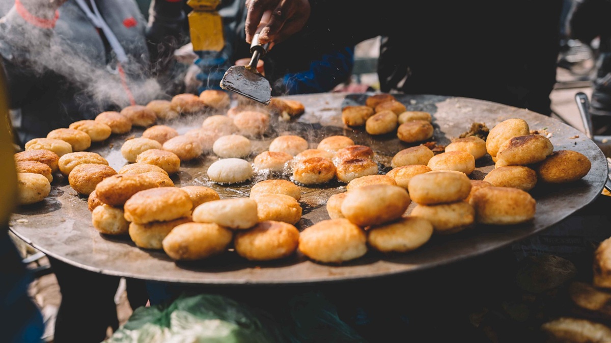 Gastronomía callejera de Agra