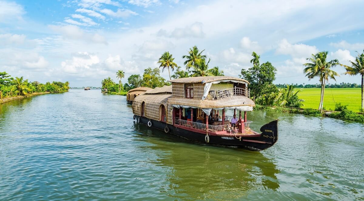 Alleppey – Paseo en casa flotante por los backwaters