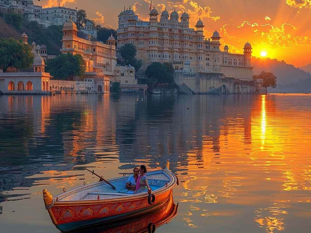Lago Pichola y Jag Mandir – Paseos en barco al atardecer