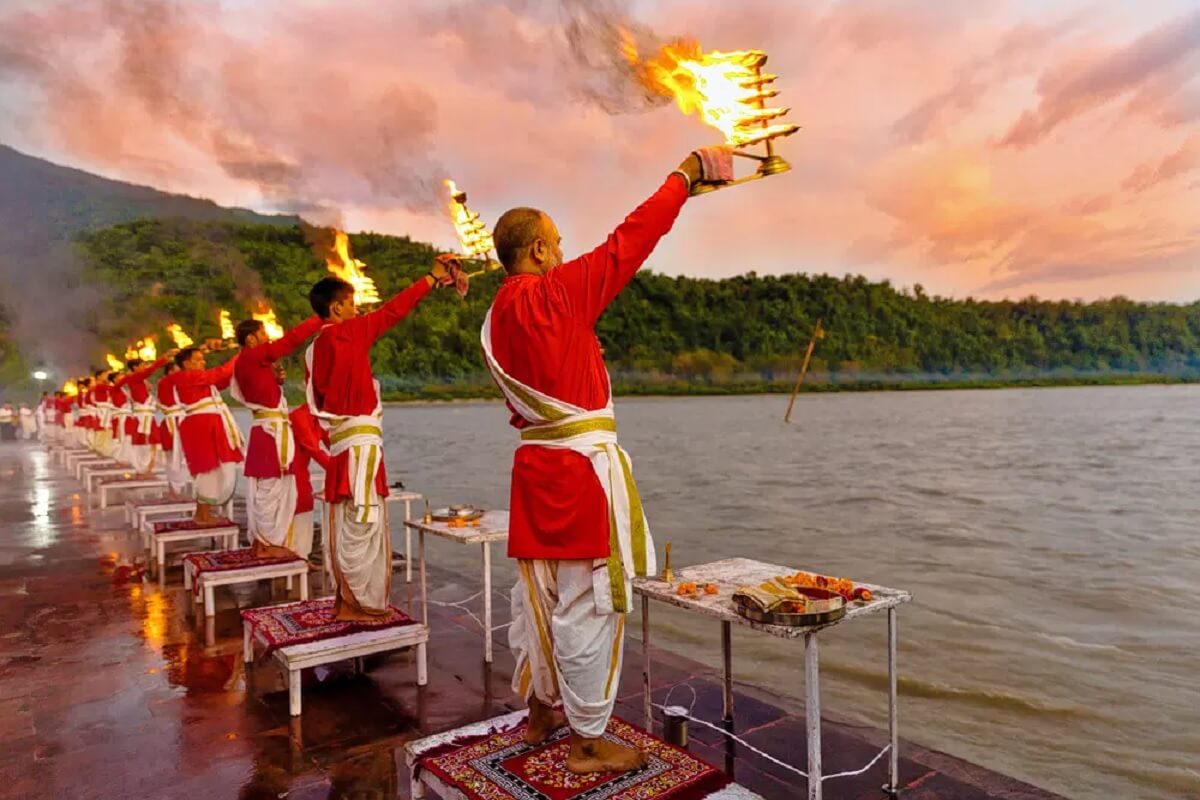 Ganga Aarti en Har Ki Pauri